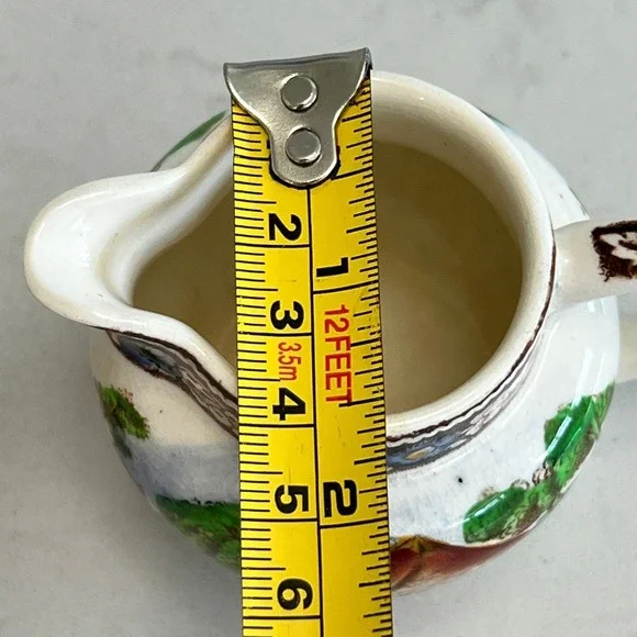 Vtg Midwinter Rural England Mini Creamer Sugar Bowl Set Farmhouse Cottagecore - Picture 11 of 11